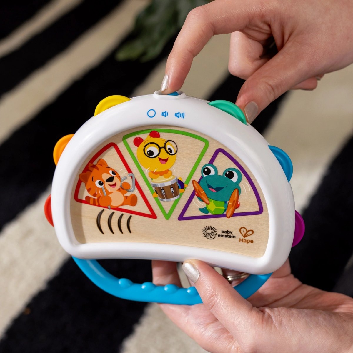 BABY EINSTEIN™ TAP & SHAKE MAGIC TOUCH TAMBOURINE ( HAPE) - Premium for Kids in Qatar | Toysaro.com