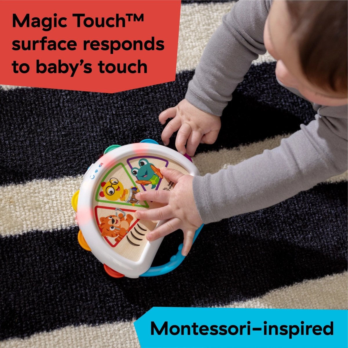 BABY EINSTEIN™ TAP & SHAKE MAGIC TOUCH TAMBOURINE ( HAPE) - Premium for Kids in Qatar | Toysaro.com