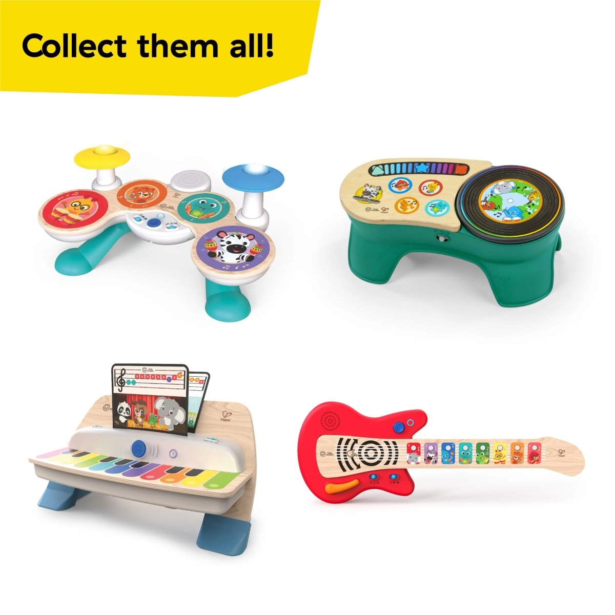 BABY EINSTEIN™ DJ DISCOVERY MAGIC TOUCH TURNTABLE ( HAPE) - Premium for Kids in Qatar | Toysaro.com