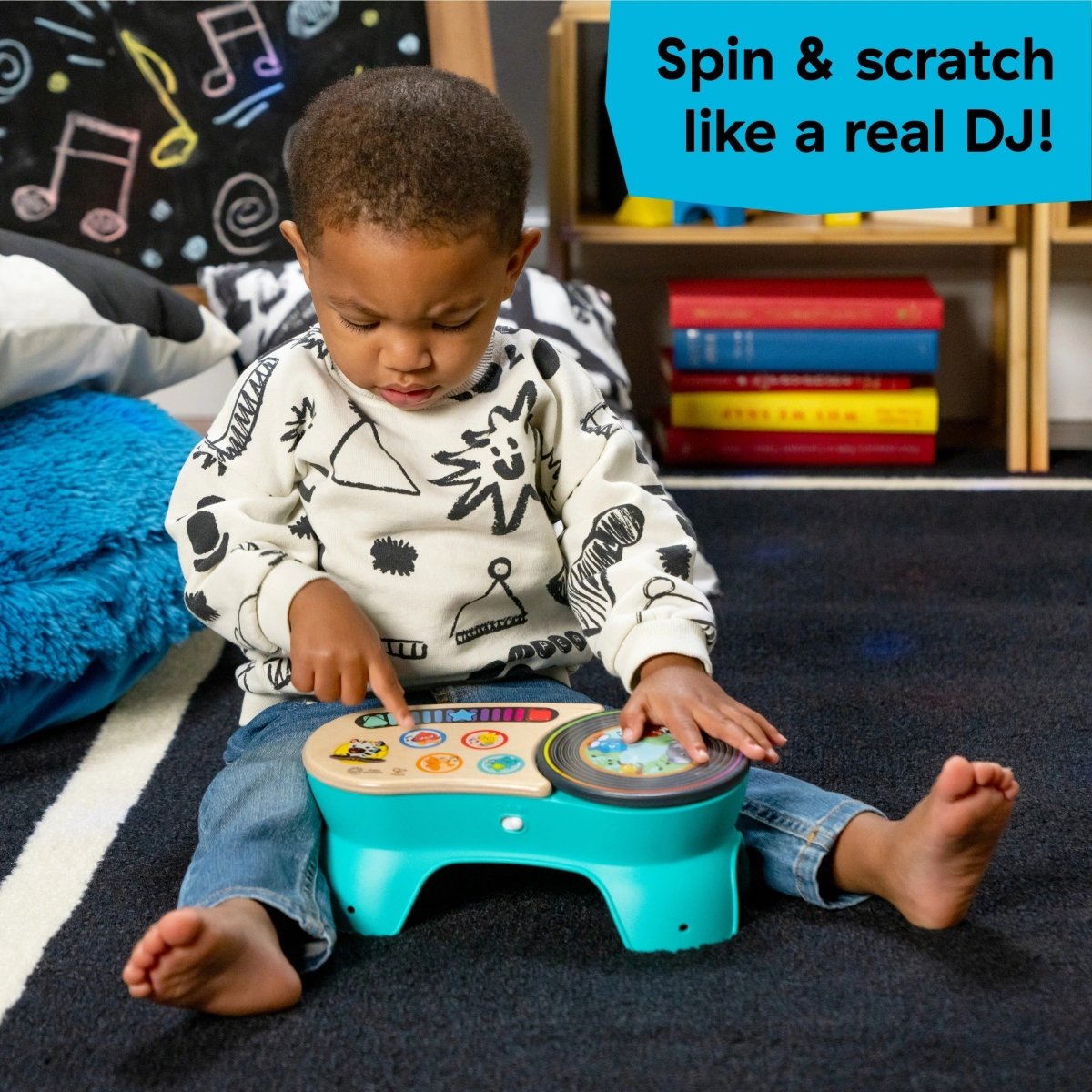 BABY EINSTEIN™ DJ DISCOVERY MAGIC TOUCH TURNTABLE ( HAPE) - Premium for Kids in Qatar | Toysaro.com