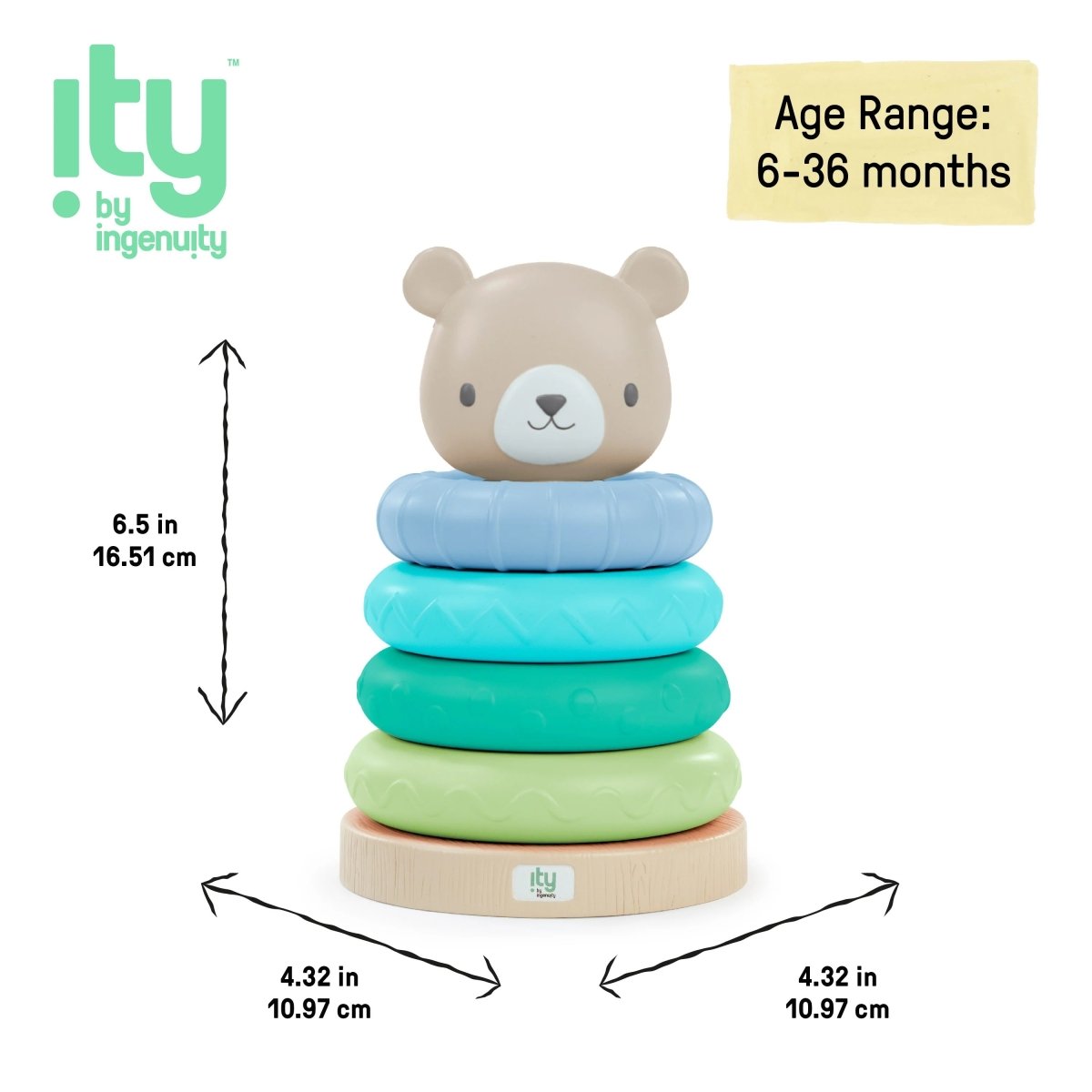 INGENUITY™CUTIE STACKS - NATE - Premium for Kids in Qatar | Toysaro.com