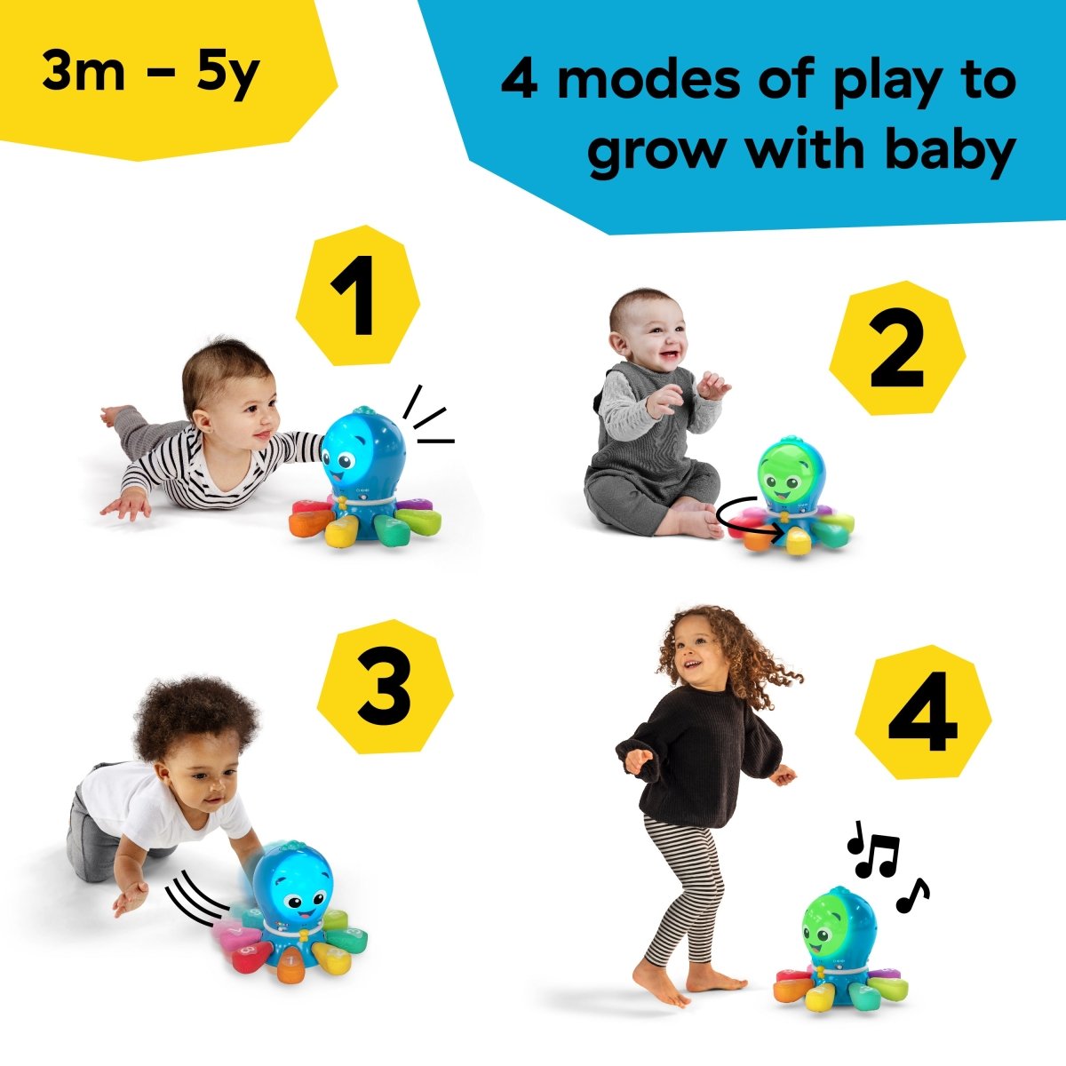 BABY EINSTEIN™GO OPUS GO CRAWL AND CHASE ACTIVITY TOY - Premium for Kids in Qatar | Toysaro.com
