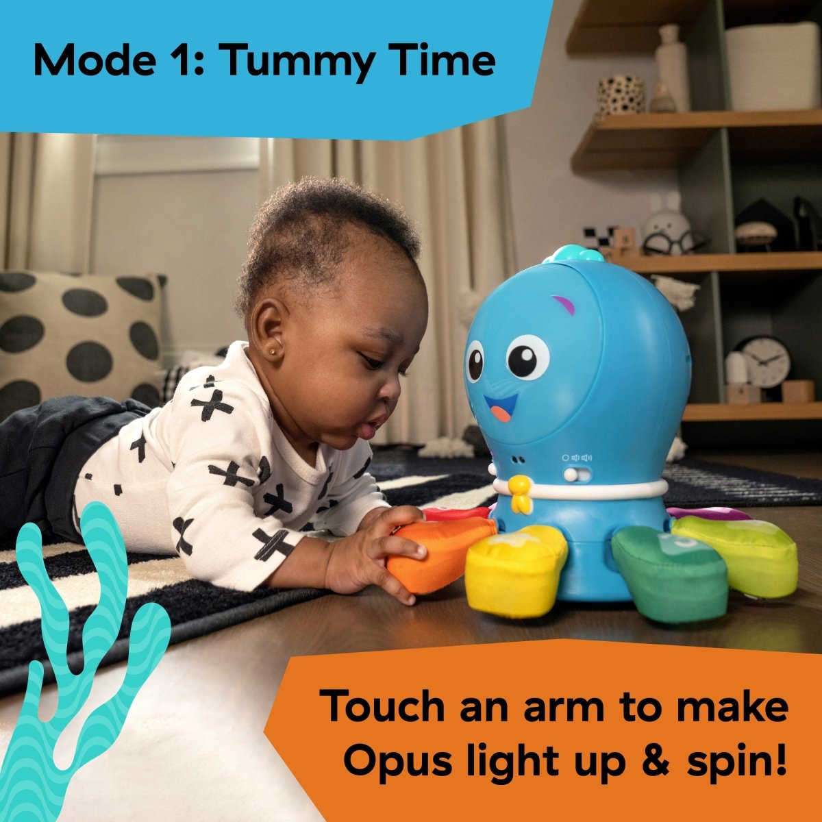 BABY EINSTEIN™GO OPUS GO CRAWL AND CHASE ACTIVITY TOY - Premium for Kids in Qatar | Toysaro.com