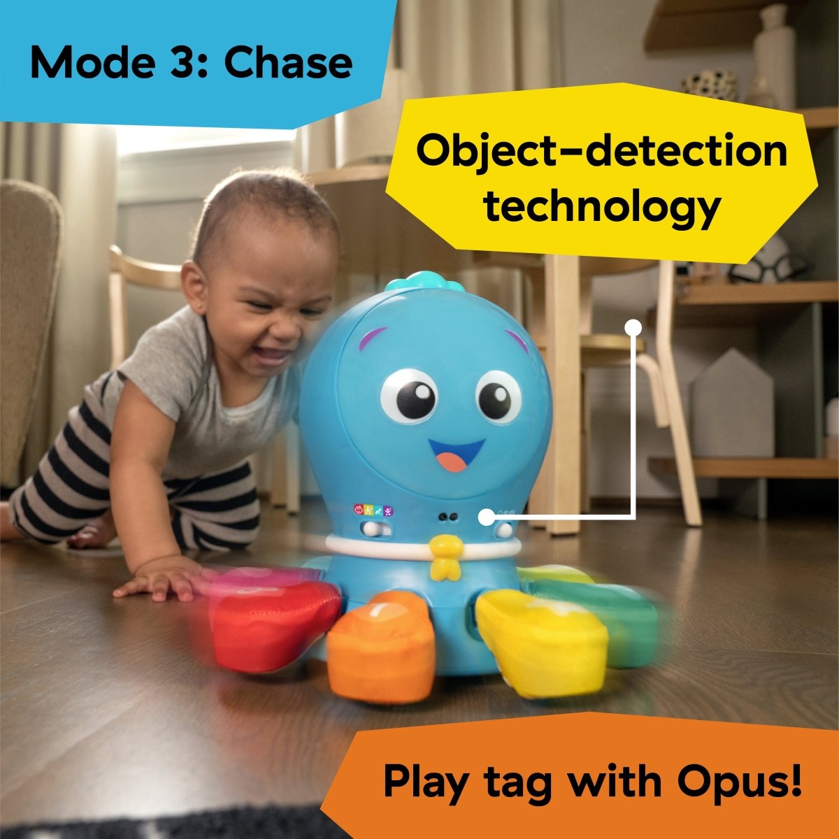 BABY EINSTEIN™GO OPUS GO CRAWL AND CHASE ACTIVITY TOY - Premium for Kids in Qatar | Toysaro.com