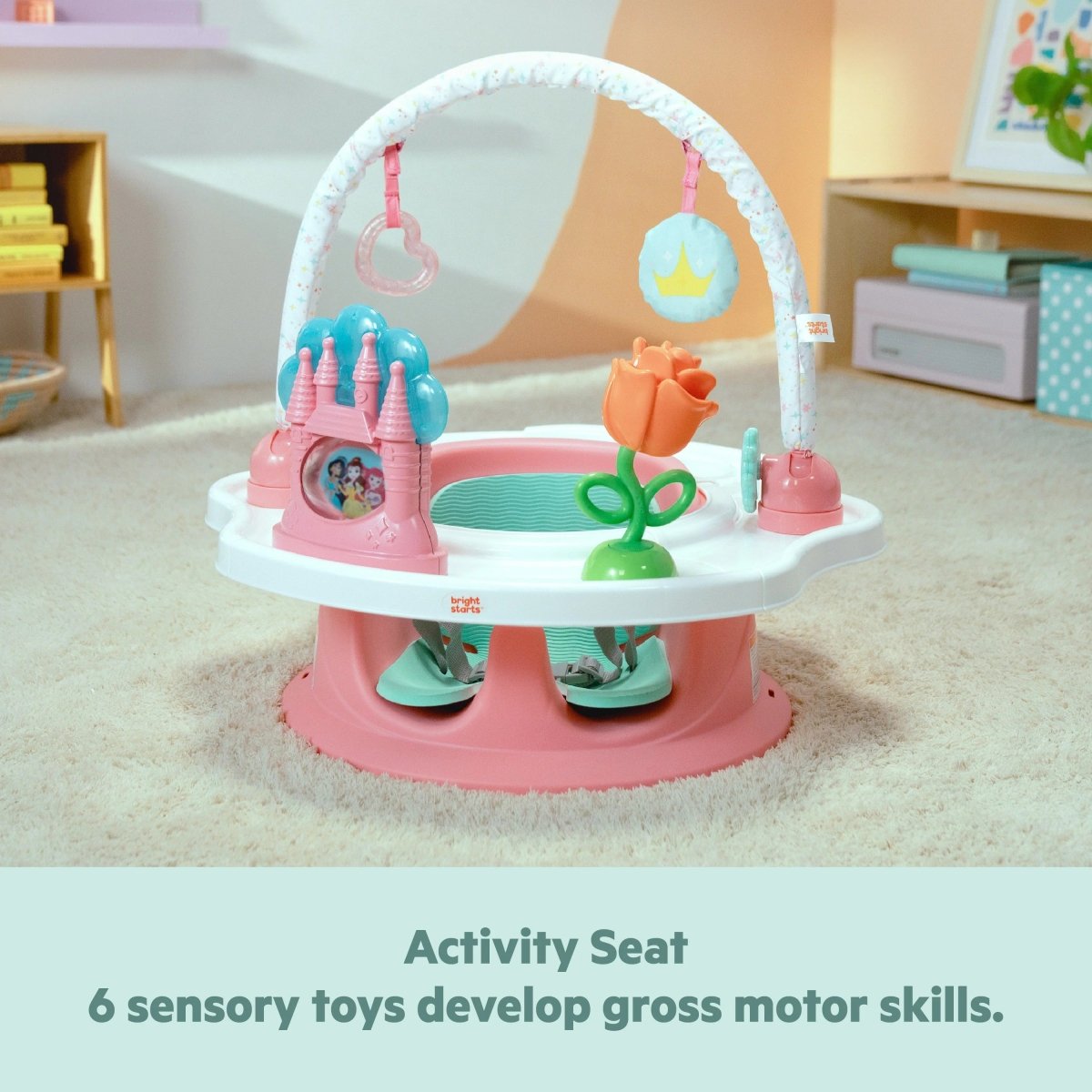 BRIGHT STARTS™ DISNEY PRINCESS SUPERSEAT 3 - IN - 1 SEAT - Premium for Kids in Qatar | Toysaro.com
