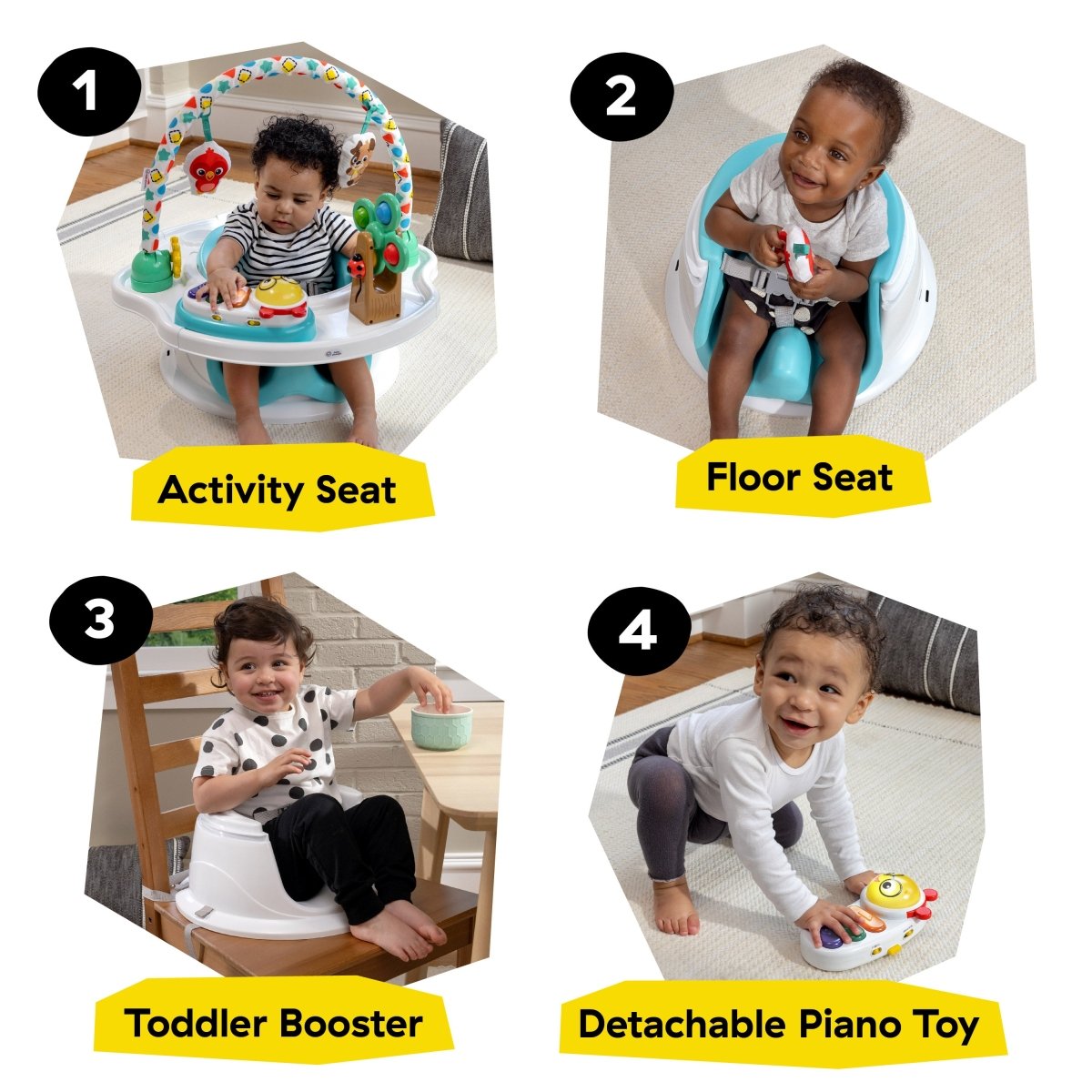BABY EINSTEIN™ SUPERSEAT TOUCH OF TUNES 3 - IN - 1 SEAT - Premium for Kids in Qatar | Toysaro.com