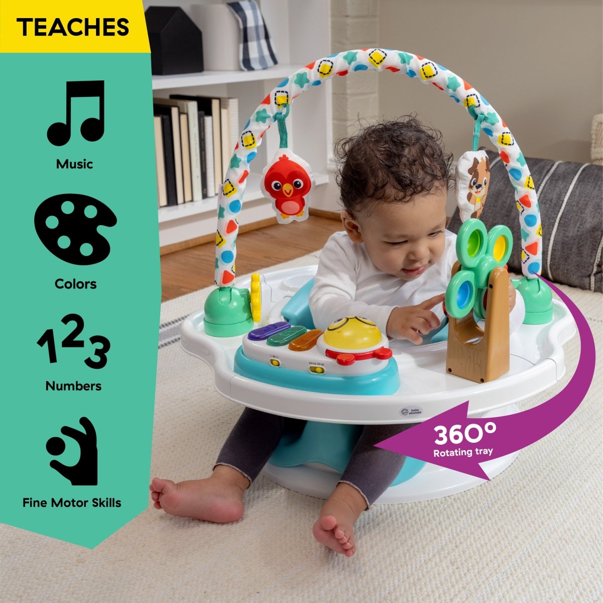BABY EINSTEIN™ SUPERSEAT TOUCH OF TUNES 3 - IN - 1 SEAT - Premium for Kids in Qatar | Toysaro.com