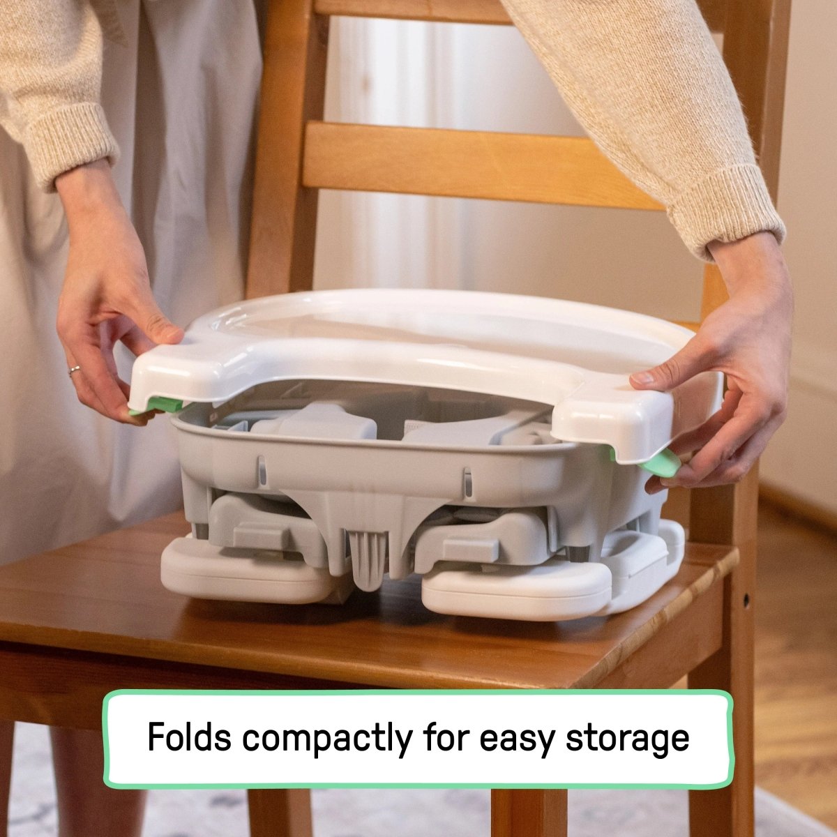 INGENUITY™ COMFORT FOLDING BOOSTER SEAT TEAL - Premium for Kids in Qatar | Toysaro.com