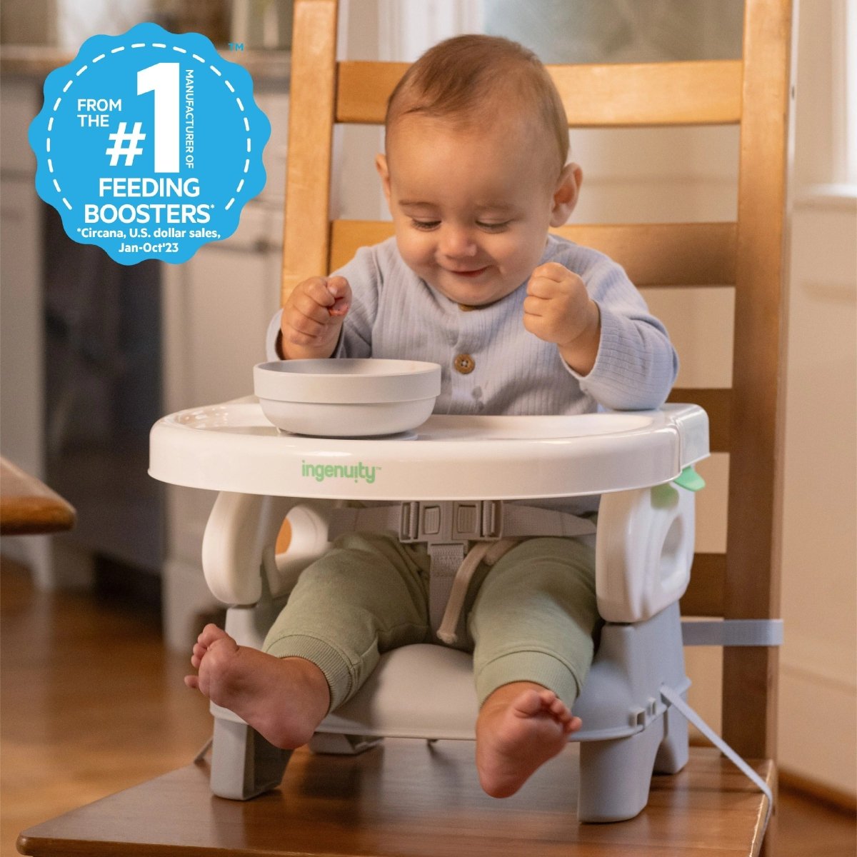 INGENUITY™ COMFORT FOLDING BOOSTER SEAT TEAL - Premium for Kids in Qatar | Toysaro.com