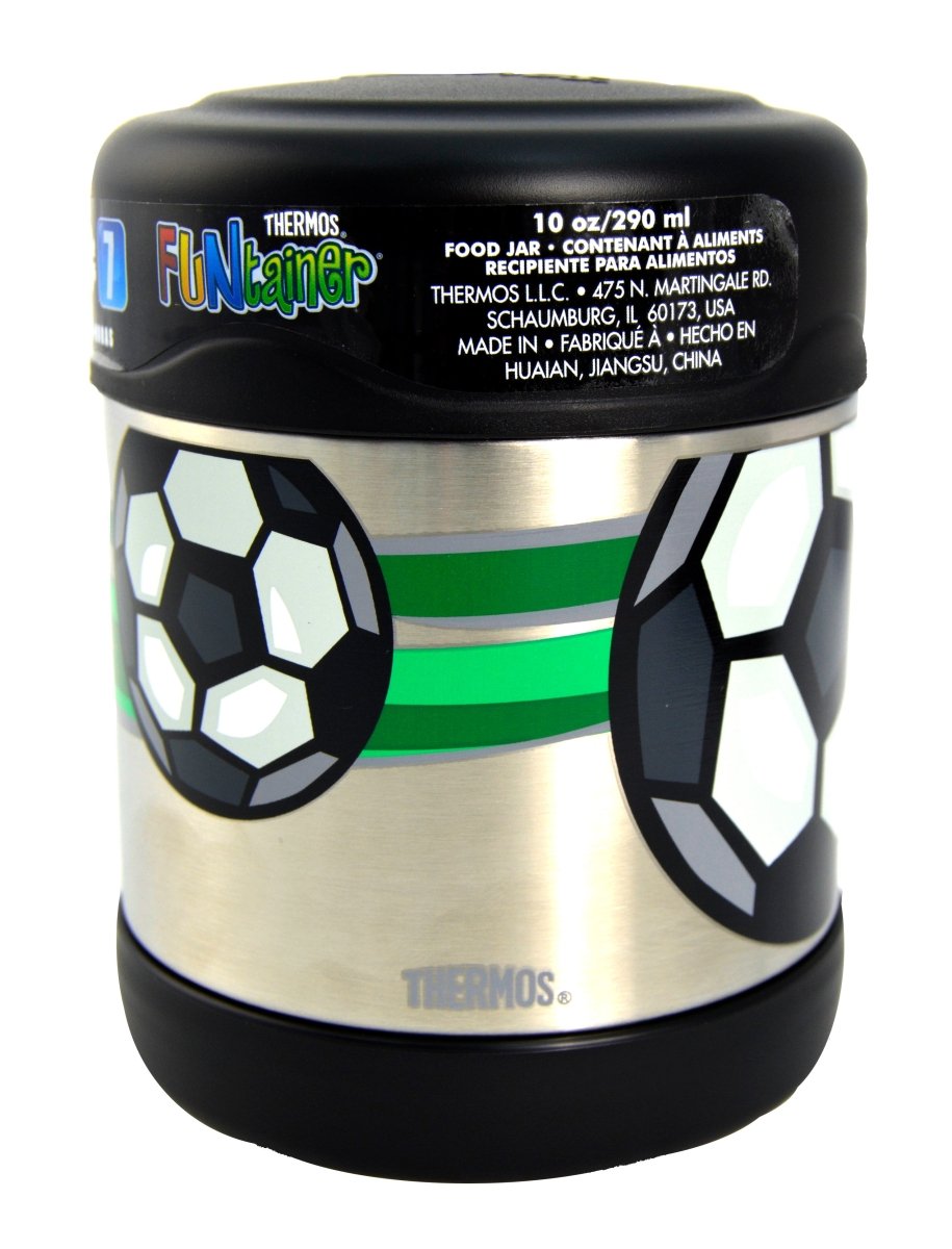 THERMOS FUNTAINER STAINLESS STEEL FOOD JAR - FOOT BALL - 290 ML - Premium for Kids in Qatar | Toysaro.com