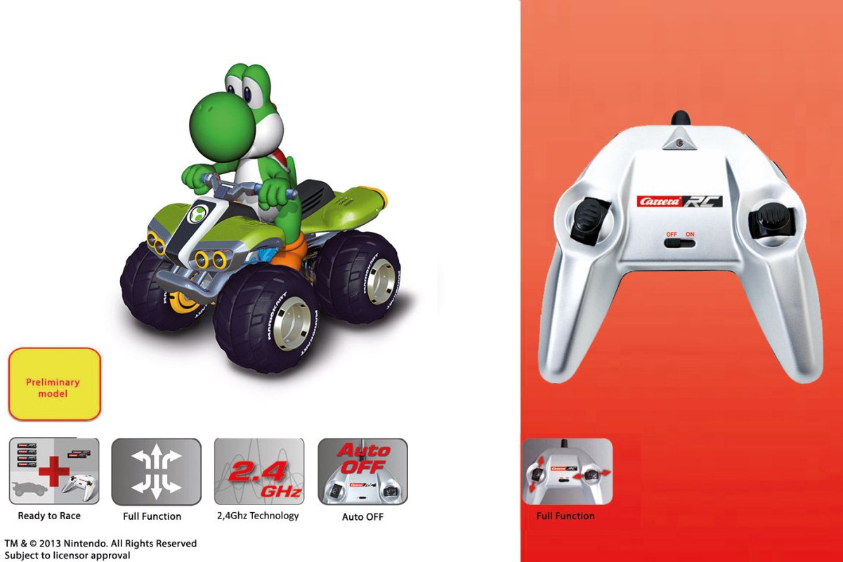 R/C MARIO KART 8 YOSHI 1:20 - Premium for Kids in Qatar | Toysaro.com