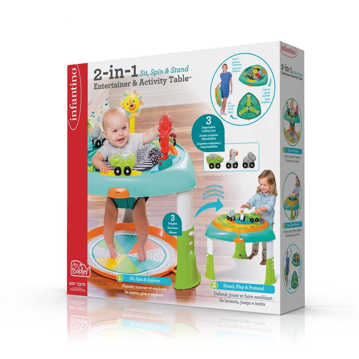 INFANTINO SIT,SPIN&STAND ENTERTAINER 360SEAT - Premium for Kids in Qatar | Toysaro.com