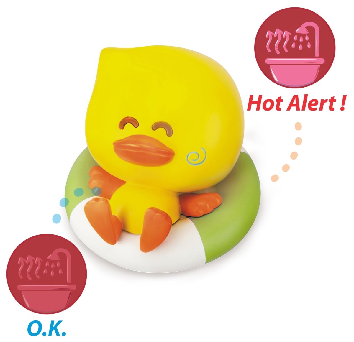 INFANTINO BATH DUCK SQUIRT & TEMPERATURE TESTER - Premium for Kids in Qatar | Toysaro.com