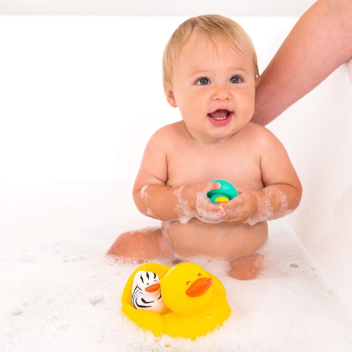 INFANTINO BATH DUCK N FAMILY - Premium for Kids in Qatar | Toysaro.com