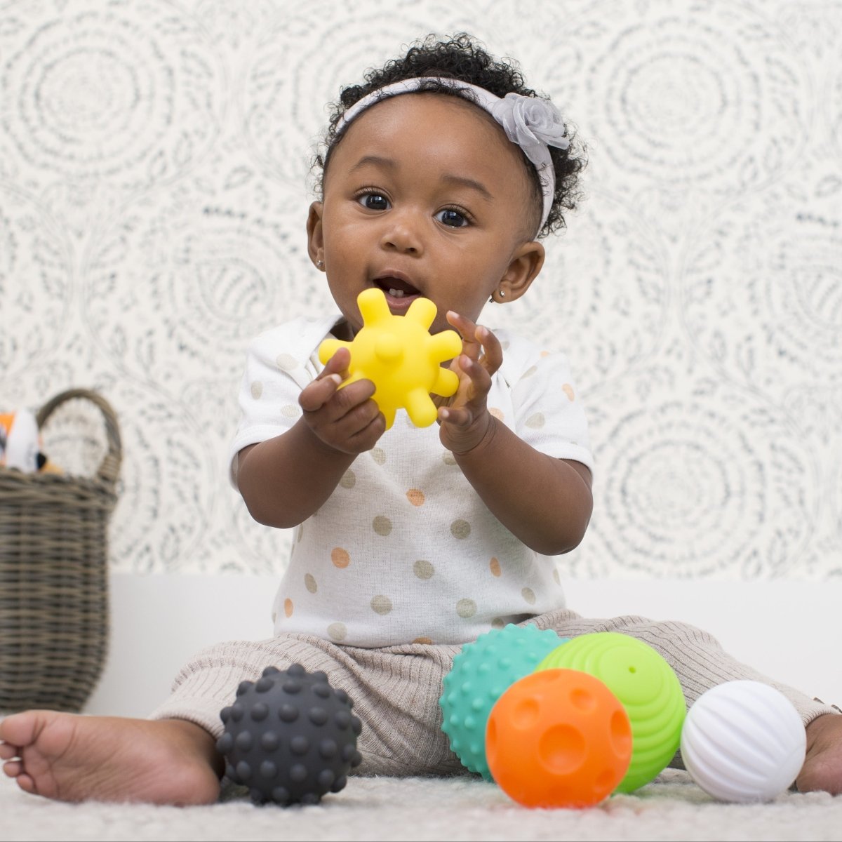 INFANTINO TEXTURED MULTI BALL SET - Premium for Kids in Qatar | Toysaro.com