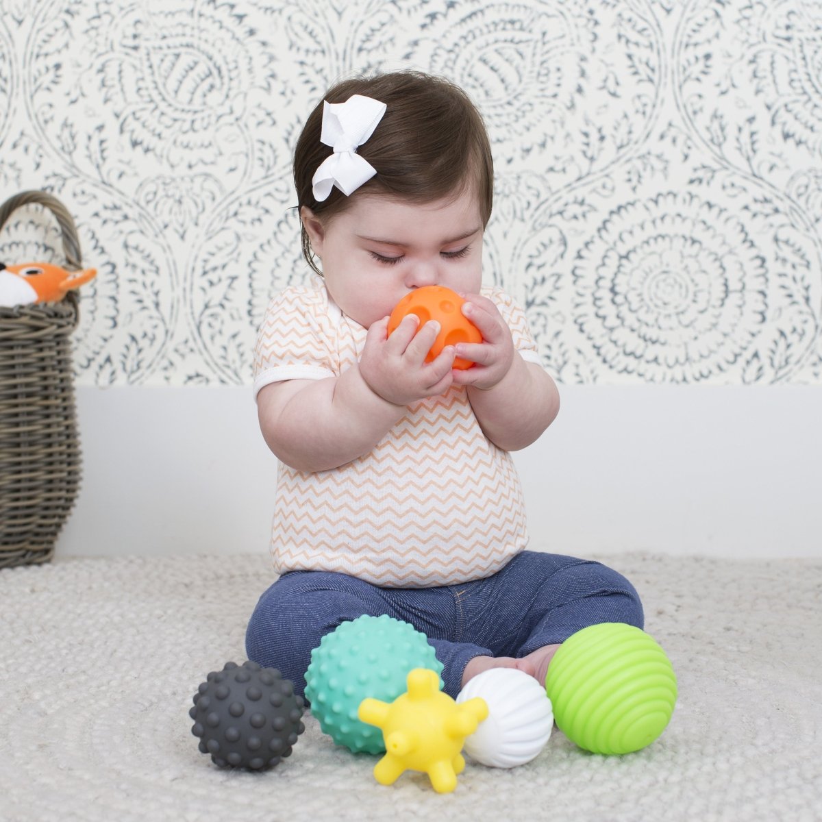 INFANTINO TEXTURED MULTI BALL SET - Premium for Kids in Qatar | Toysaro.com