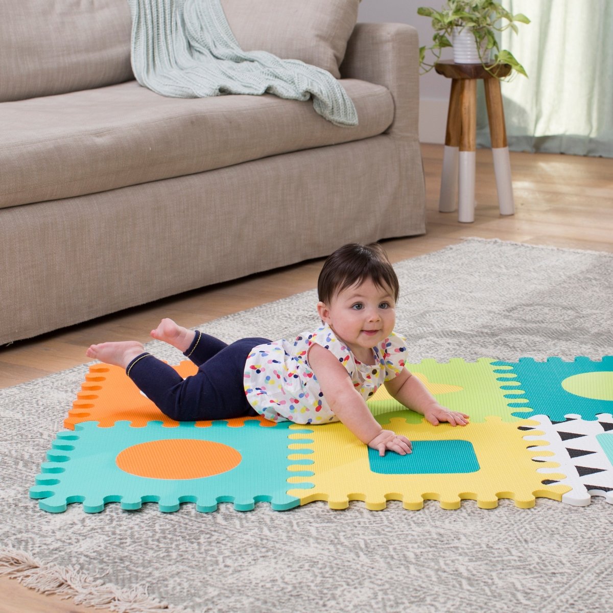 INFANTINO GAGA - SOFT FOAM PUZZLE MAT (6 PCS) - Premium for Kids in Qatar | Toysaro.com