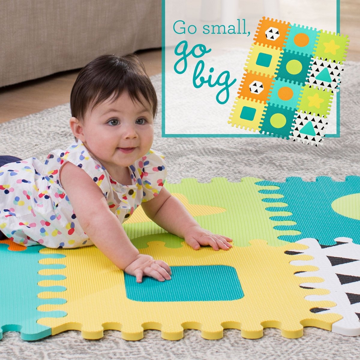 INFANTINO GAGA - SOFT FOAM PUZZLE MAT (6 PCS) - Premium for Kids in Qatar | Toysaro.com