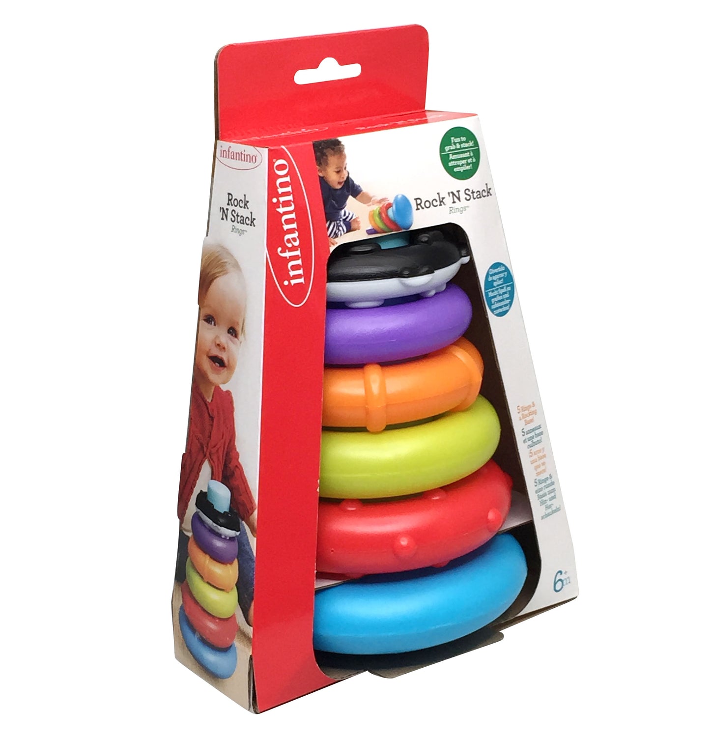 INFANTINO ROCK'N STACK RINGS