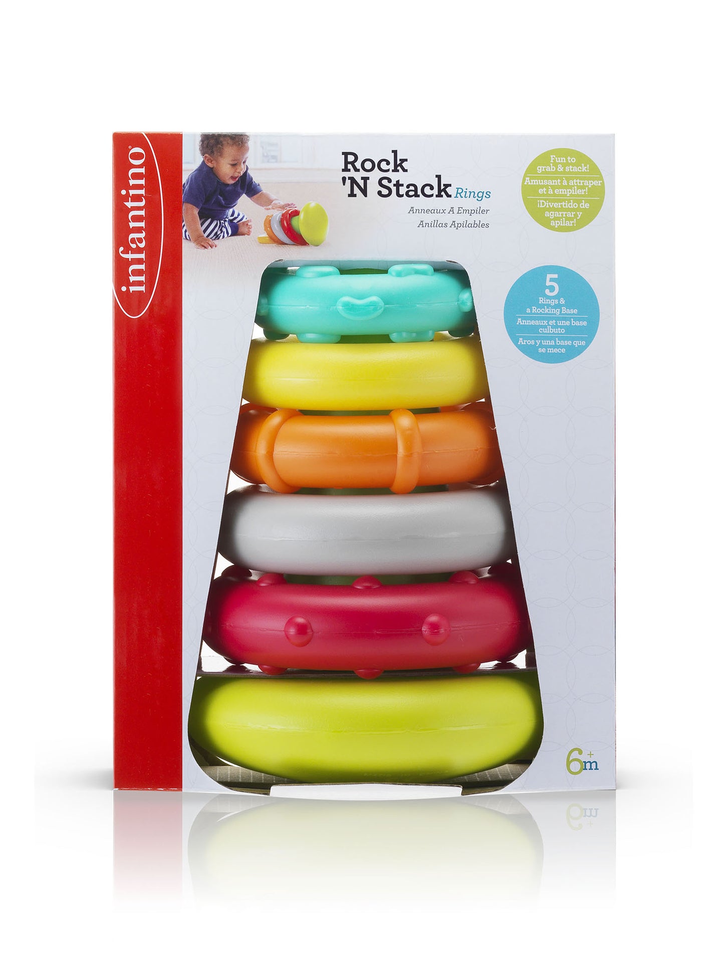 INFANTINO ROCK'N STACK RINGS