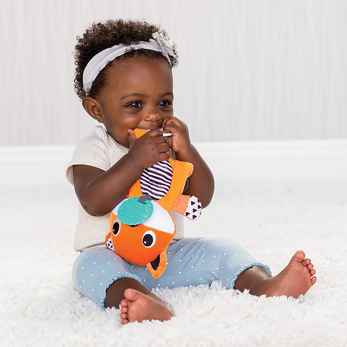 INFANTINO CUDDLY TEETHER - FOX - Premium for Kids in Qatar | Toysaro.com