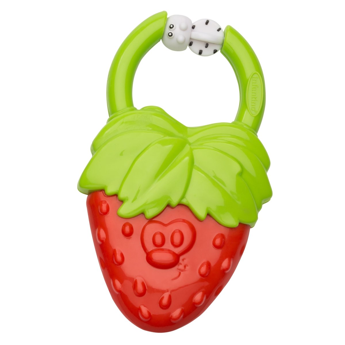 INFANTINO VIBRATING TEETHER - STRAWBERRY - Premium for Kids in Qatar | Toysaro.com