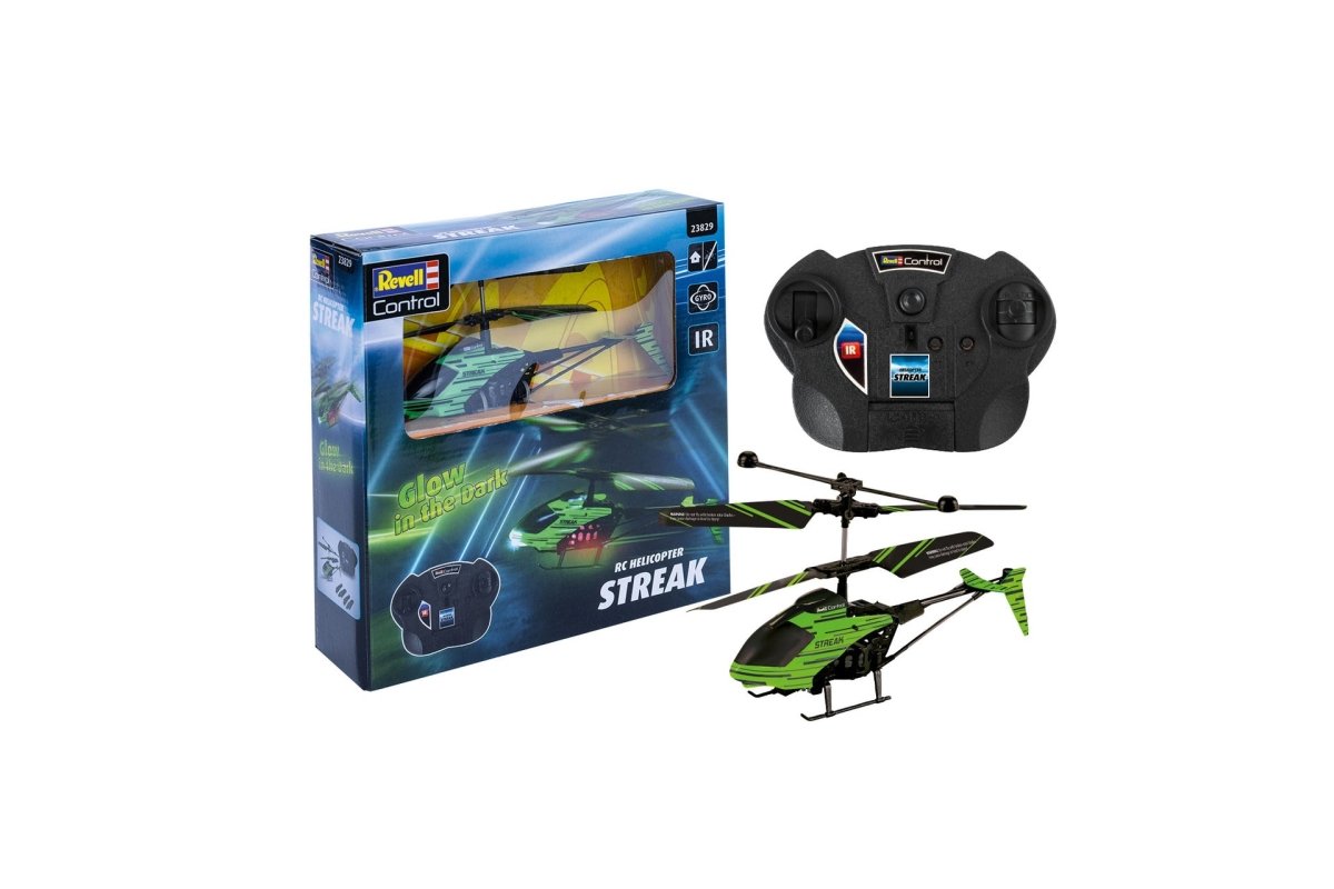 RC HELICOPTER STREAK GLOW IN THE DARK - Premium for Kids in Qatar | Toysaro.com