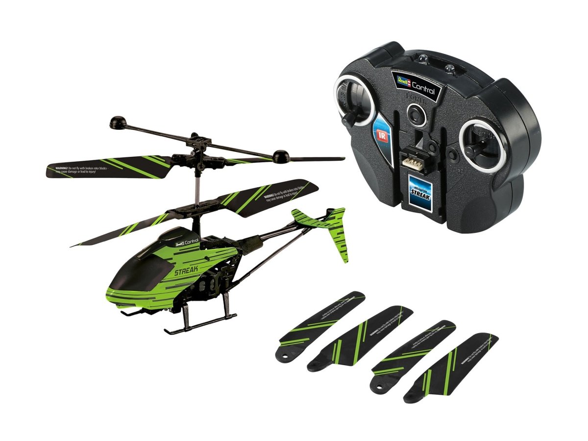 RC HELICOPTER STREAK GLOW IN THE DARK - Premium for Kids in Qatar | Toysaro.com