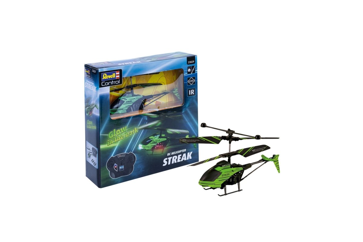 RC HELICOPTER STREAK GLOW IN THE DARK - Premium for Kids in Qatar | Toysaro.com