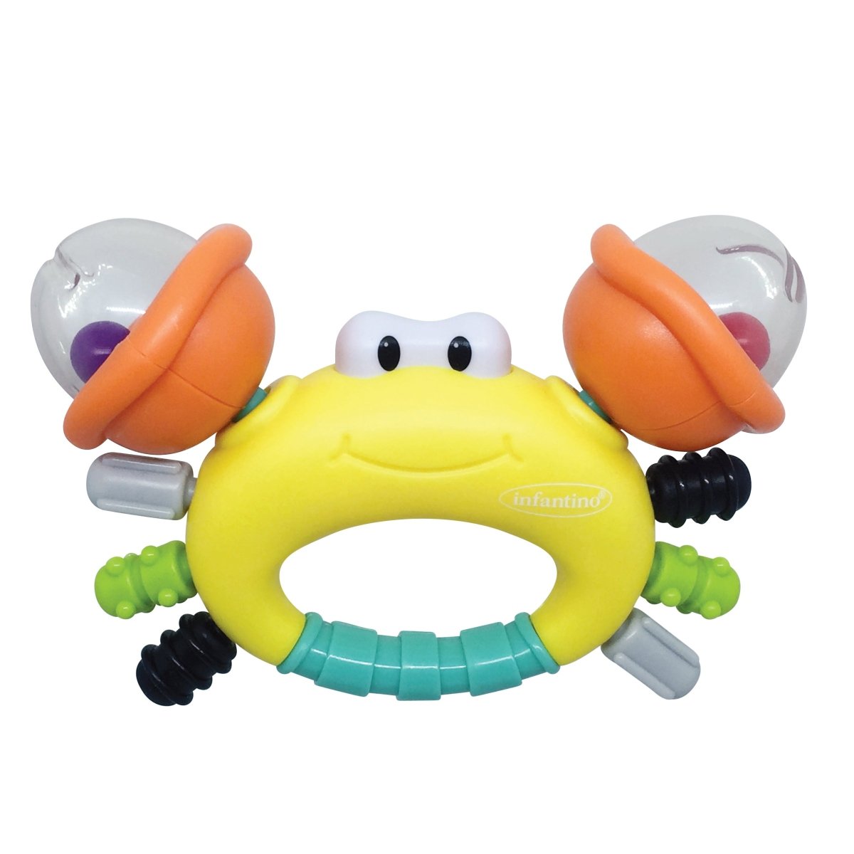 INFANTINO SAND CRAB RATTLE & TEETHER - Premium for Kids in Qatar | Toysaro.com