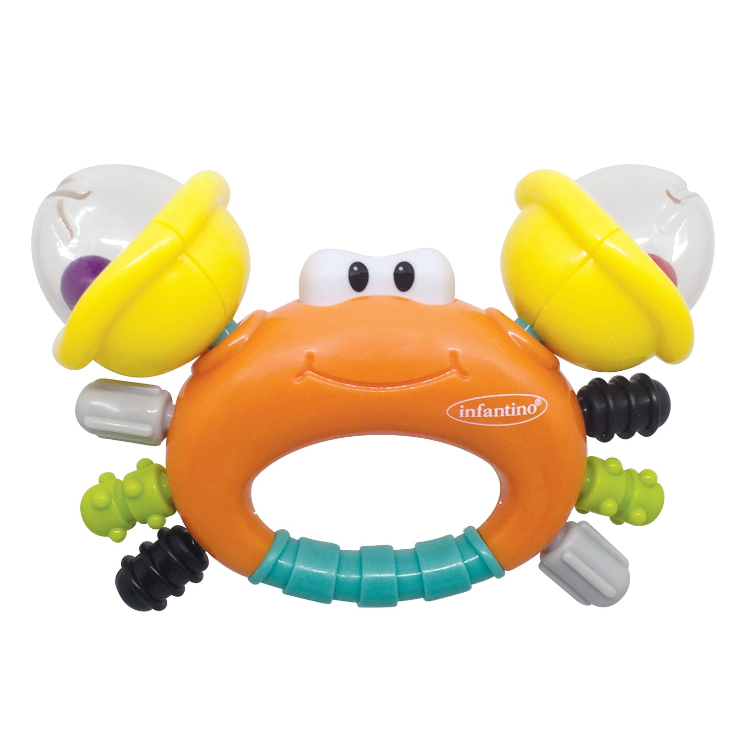 INFANTINO SAND CRAB RATTLE & TEETHER