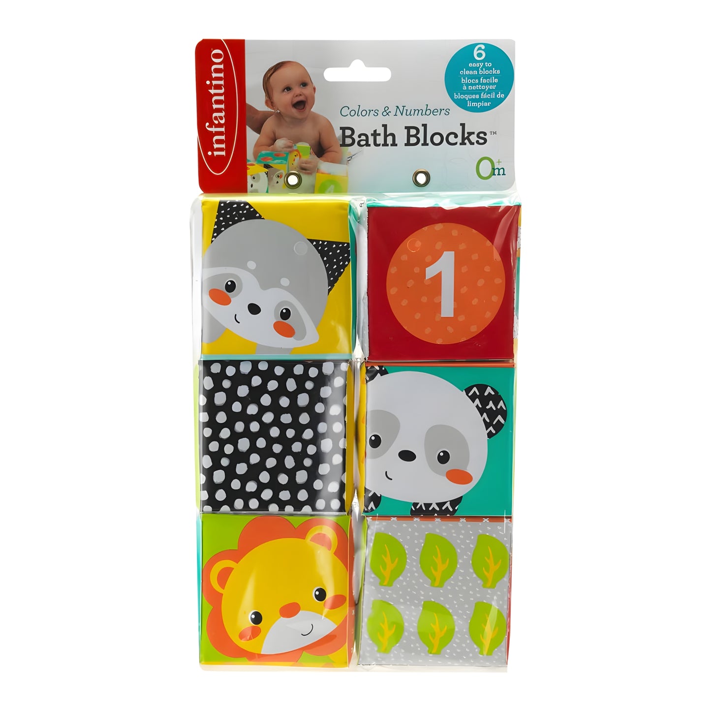 COLORS & NUMBERS BATH BLOCKS (3 PCS)