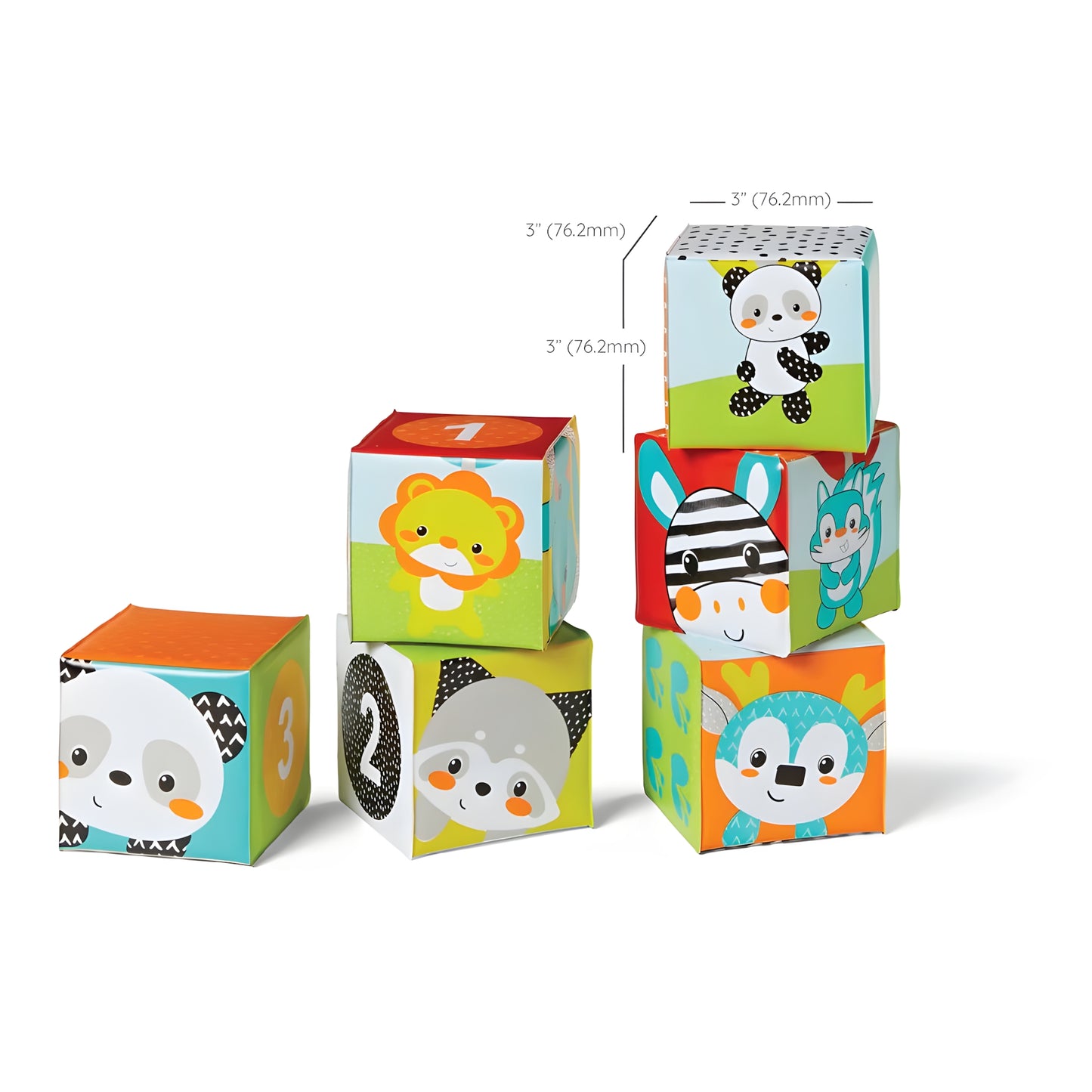 COLORS & NUMBERS BATH BLOCKS (3 PCS)