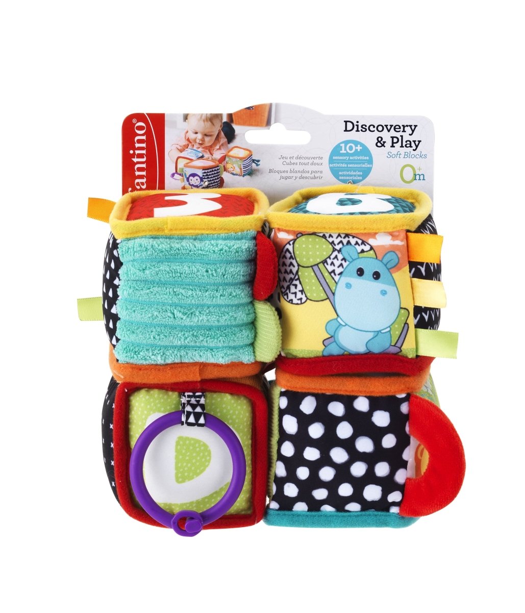 INFANTINO DISCOVERY & PLAY SOFT BLOCK - Premium for Kids in Qatar | Toysaro.com