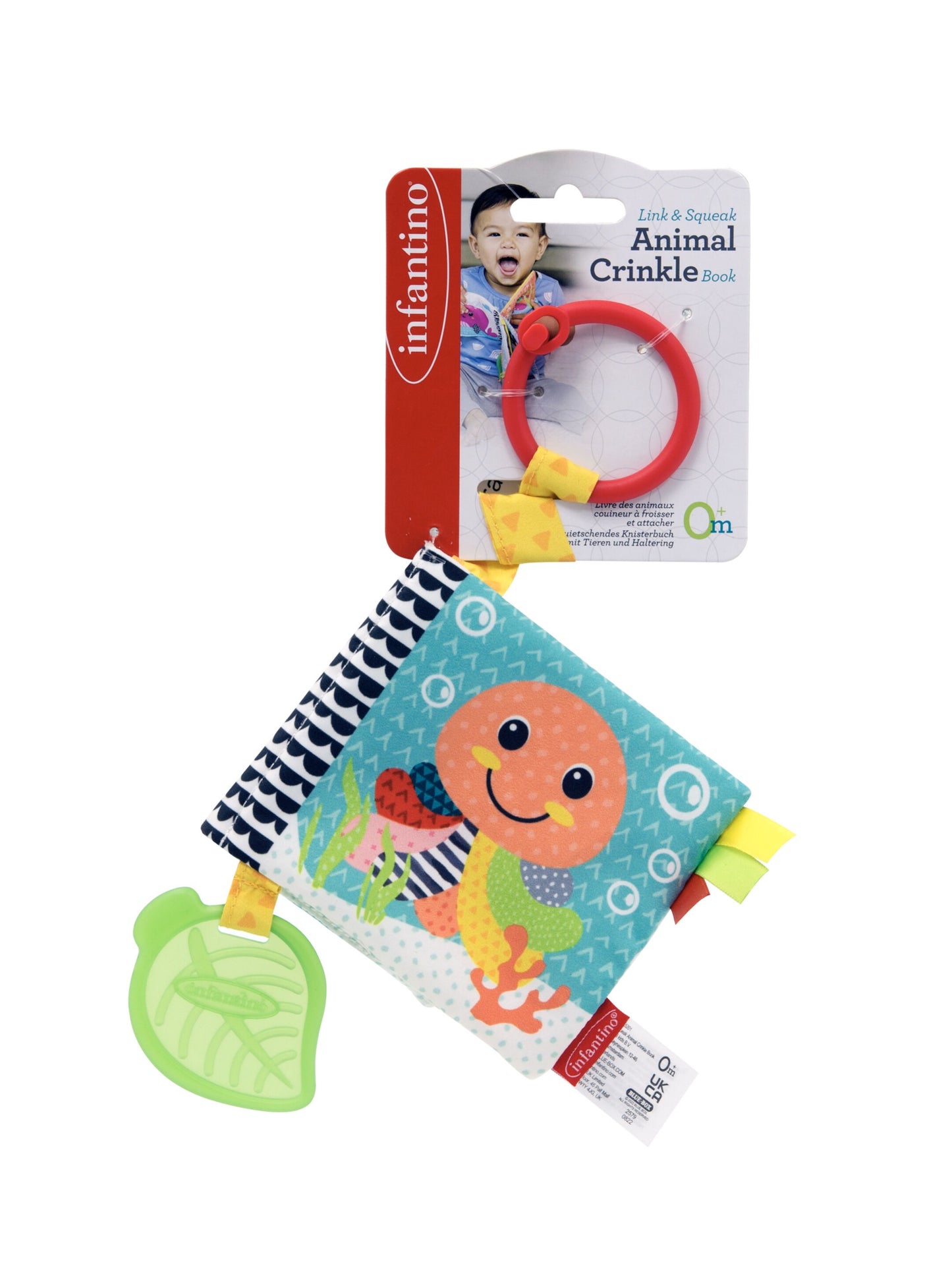 LINK & SQUEAK ANIMAL CRINKLE BOOK | 0M+