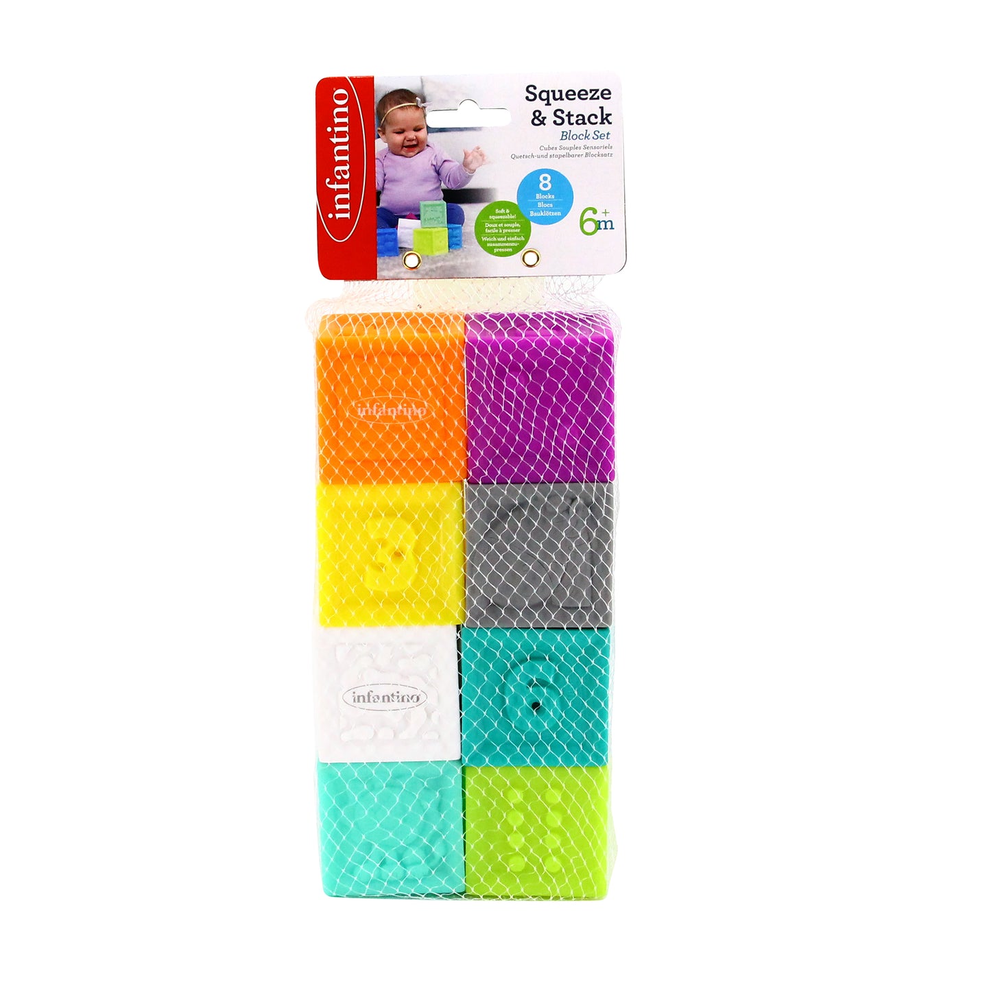 SQUEEZE & STACK BLOCK SET - 8 PCS