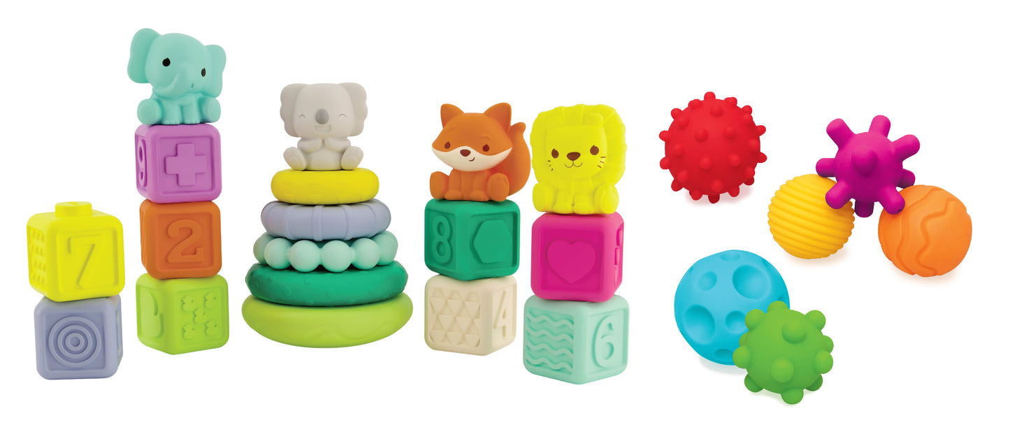 STACKABLES BALLS, BLOCKS & BUDDIES ACTIVITY PLAYSET