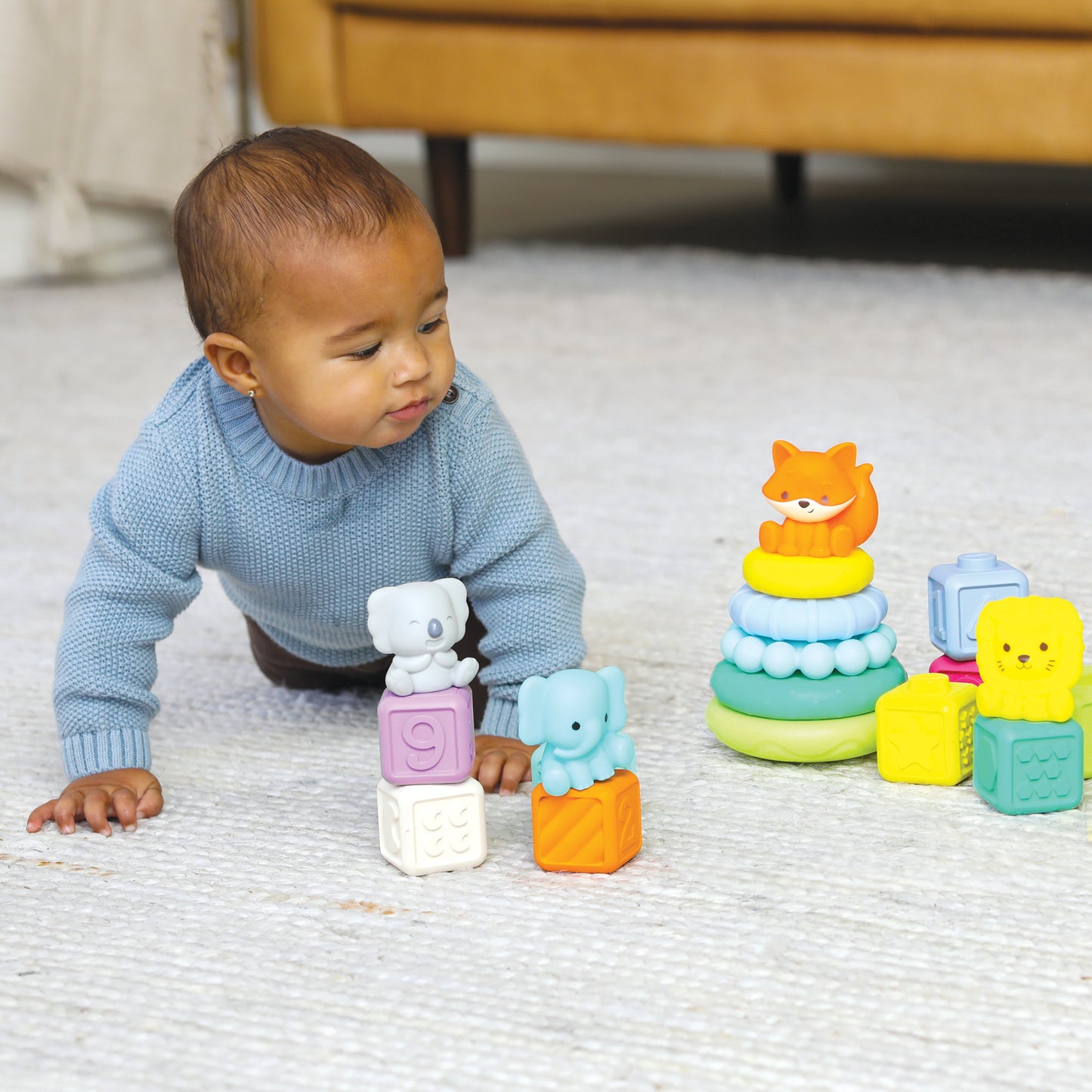 STACKABLES BALLS, BLOCKS & BUDDIES ACTIVITY PLAYSET