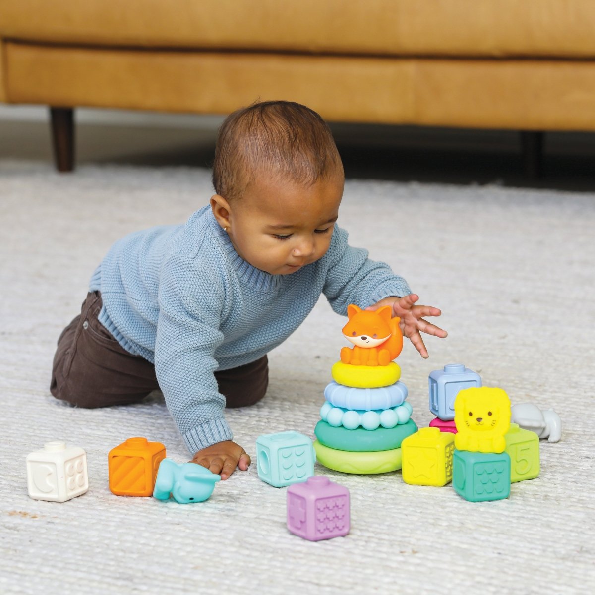 STACKABLES BALLS, BLOCKS & BUDDIES ACTIVITY PLAYSET - Premium for Kids in Qatar | Toysaro.com