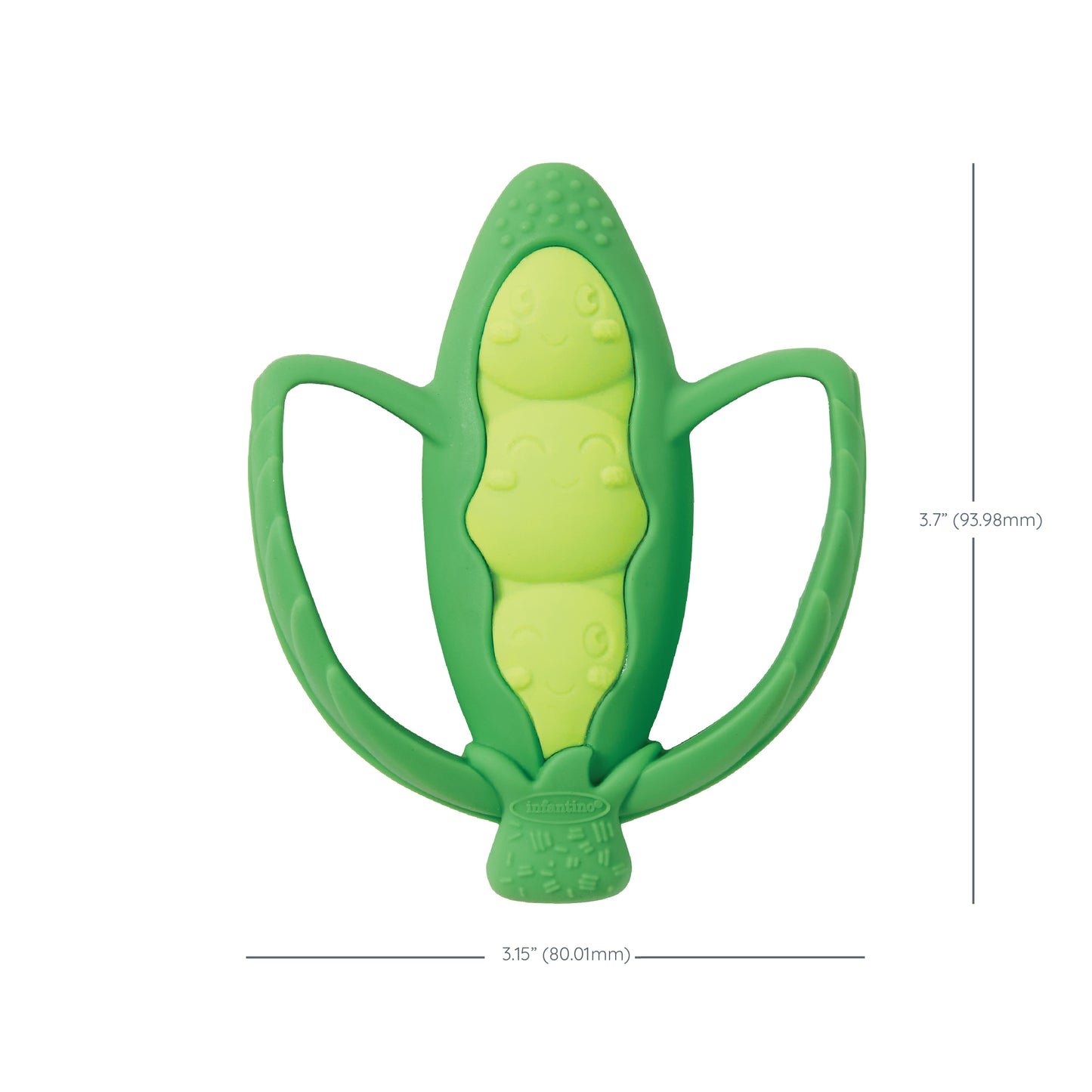 INFANTINO LIL NIBBLES TEXTURED SILICONE TEETHER
