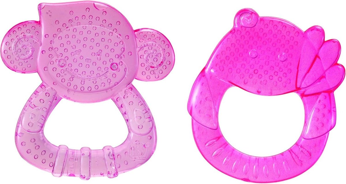 INFANTINO SAFARI TEETHING PALS/TOYS FOR BOY SUITABLE FROM 0 MONTHS - PINK - Premium for Kids in Qatar | Toysaro.com