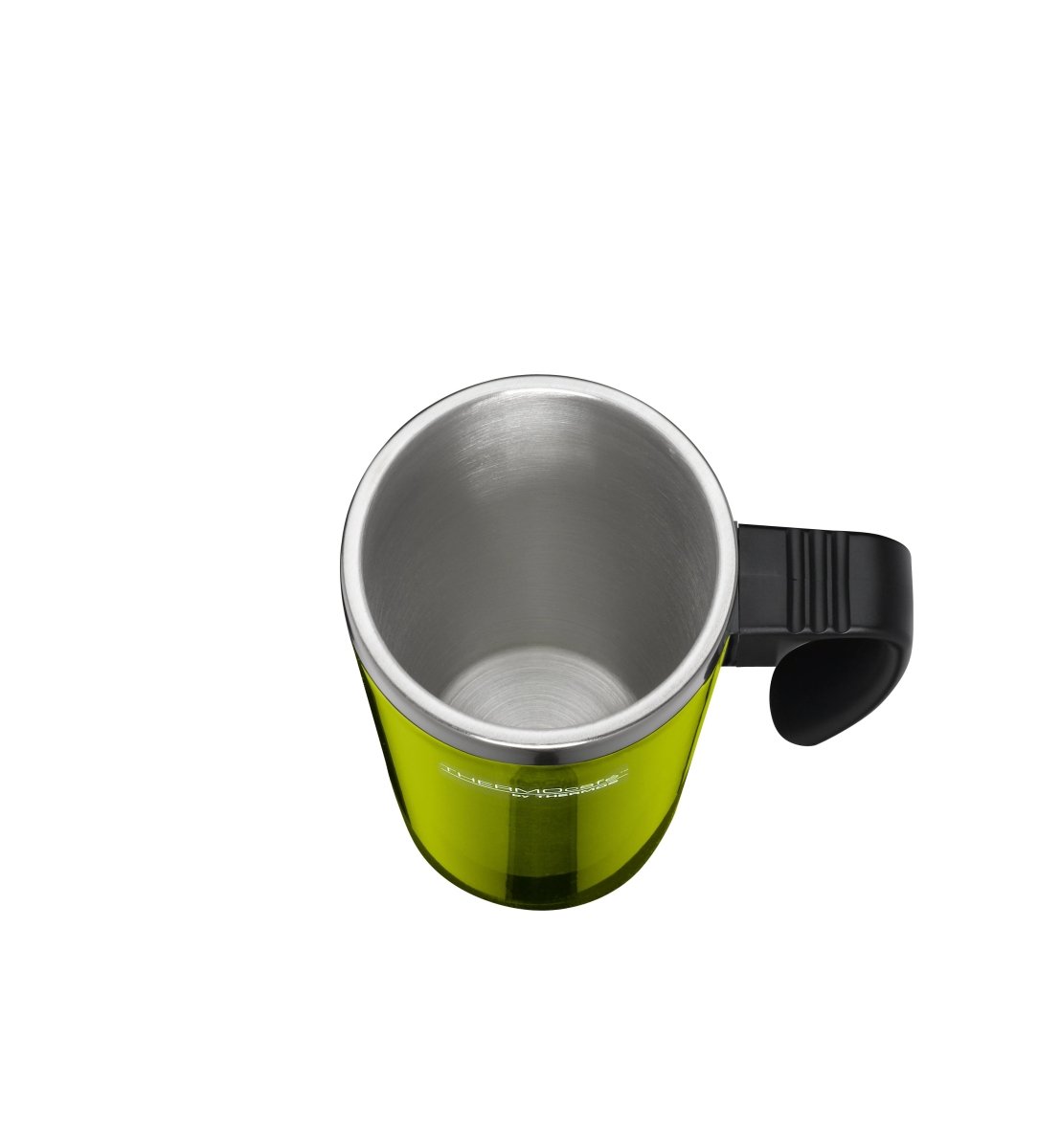 ThermoCafe by Thermos 400ml Kids Mug – Stainless Steel with Plastic Cover, Lime Green | Toysaro.com