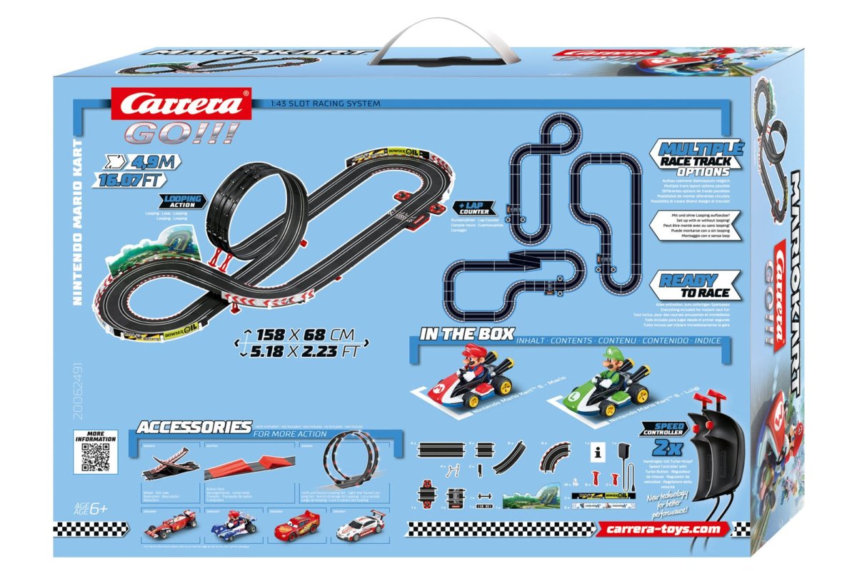 GO! NINTENDO MARIO KART8 (4.9M) CARRERA - Premium for Kids in Qatar | Toysaro.com
