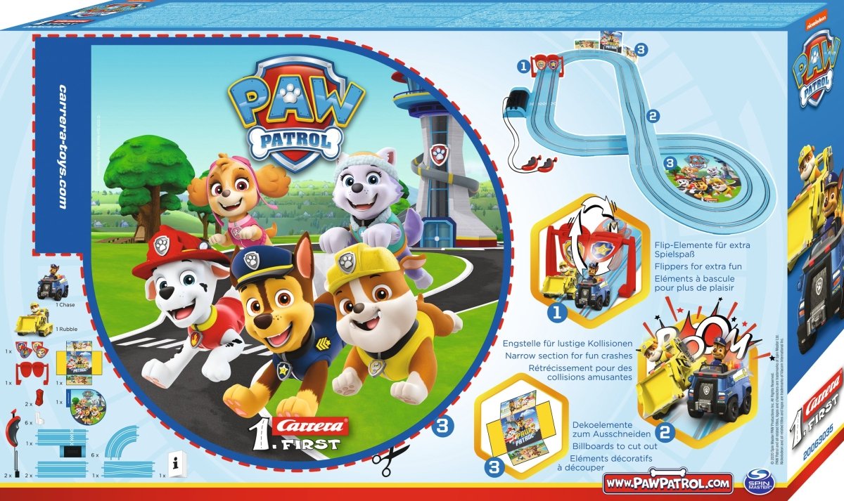 PAW PATROL CHASE VZ RUBBLE(2.4M) - Premium for Kids in Qatar | Toysaro.com