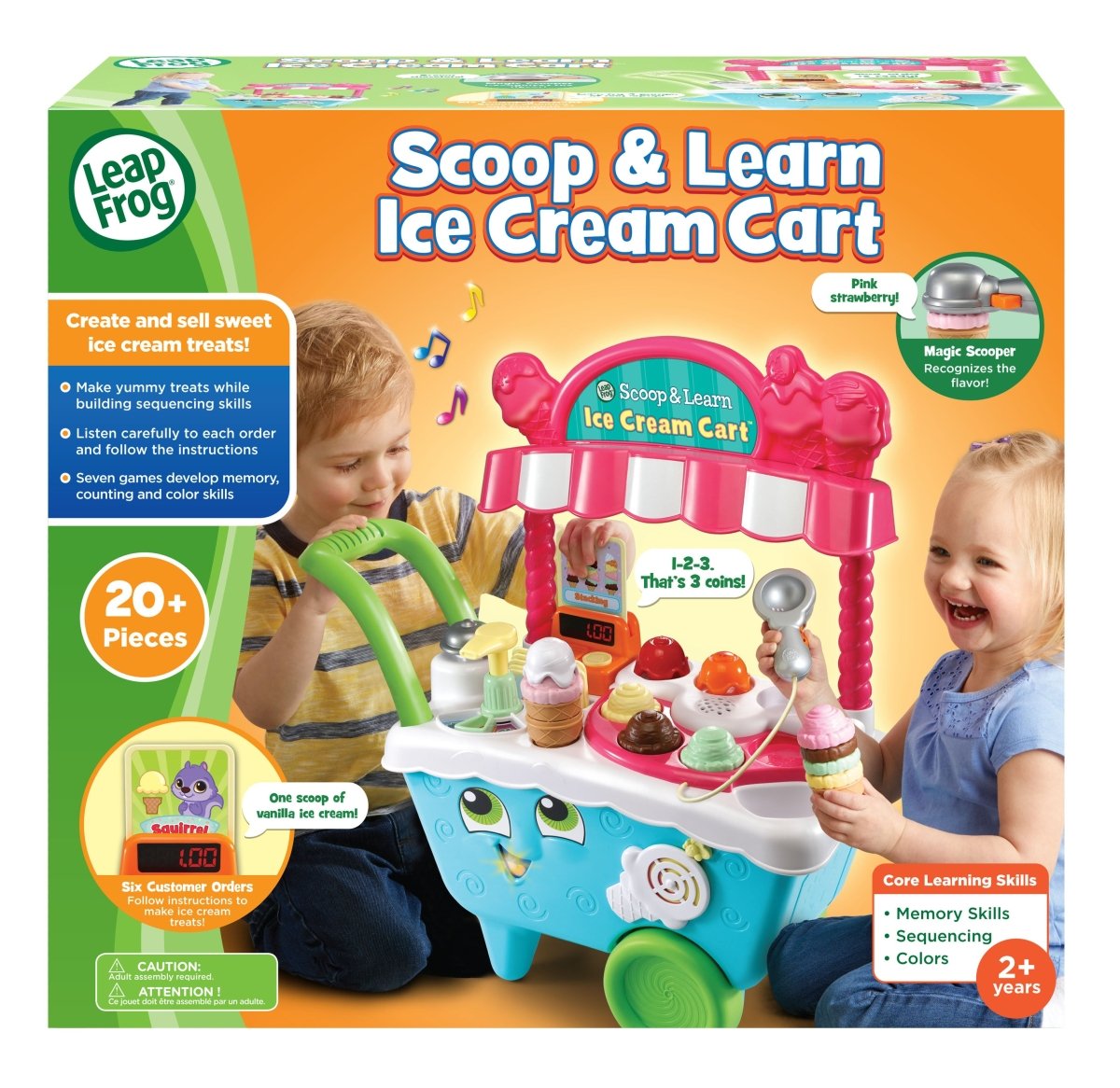 SCOOP AND LEARN ICE CREAM CART LEAPFROG - Premium for Kids in Qatar | Toysaro.com
