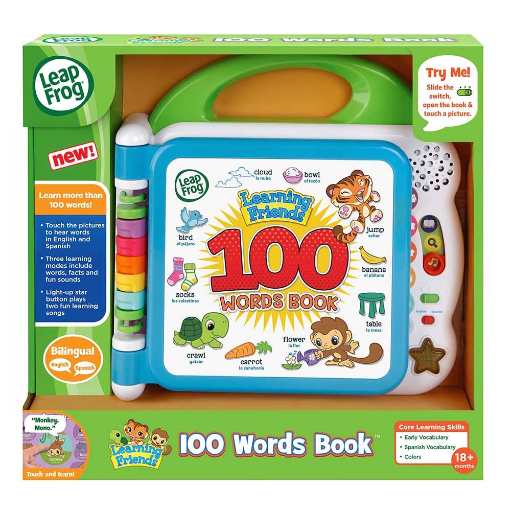 LEAPFROG LEARNING FRIENDS 100 WORDS BOOK - UK + FR - Premium for Kids in Qatar | Toysaro.com