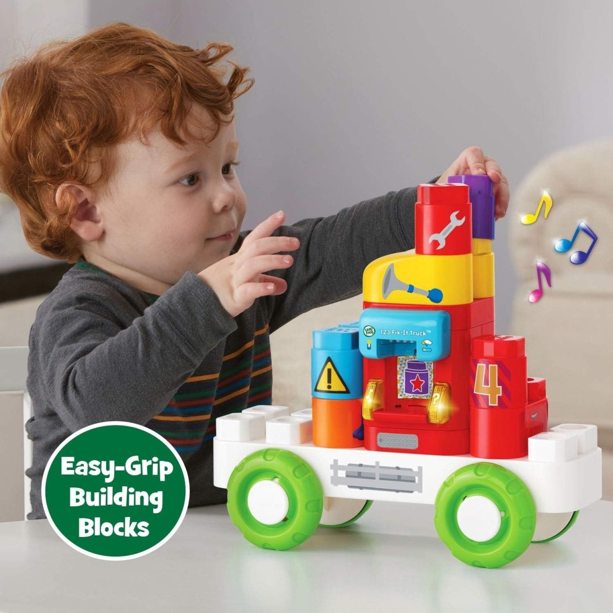 LEAPFROG BLOCK PLAY - VEHICLE FIX IT TRUCK - Premium for Kids in Qatar | Toysaro.com