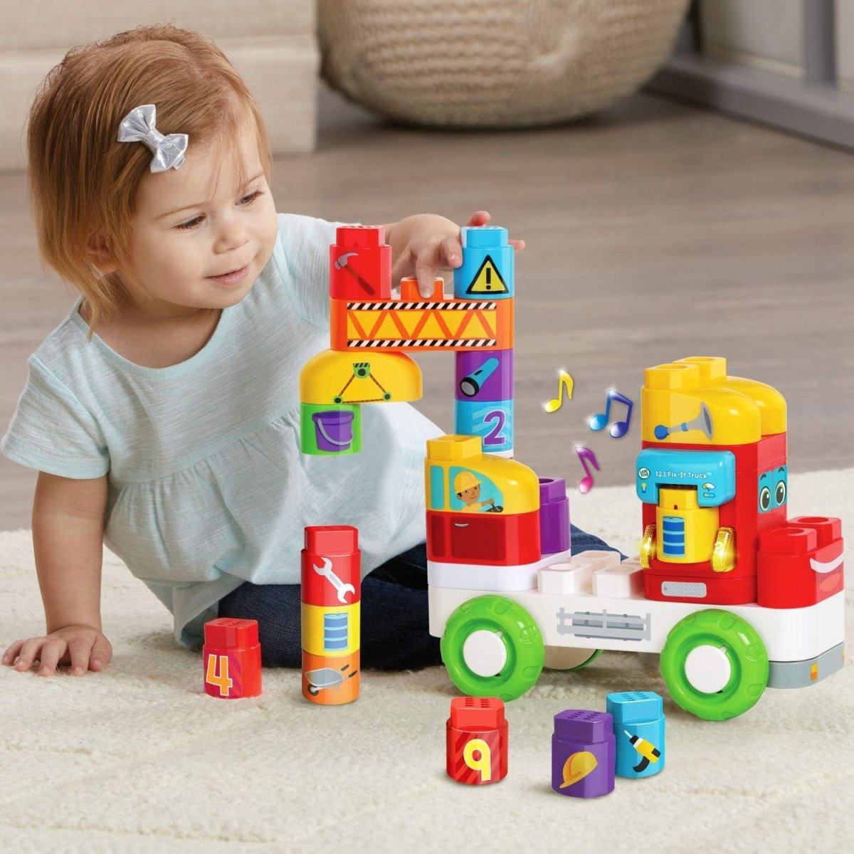 LEAPFROG BLOCK PLAY - VEHICLE FIX IT TRUCK - Premium for Kids in Qatar | Toysaro.com