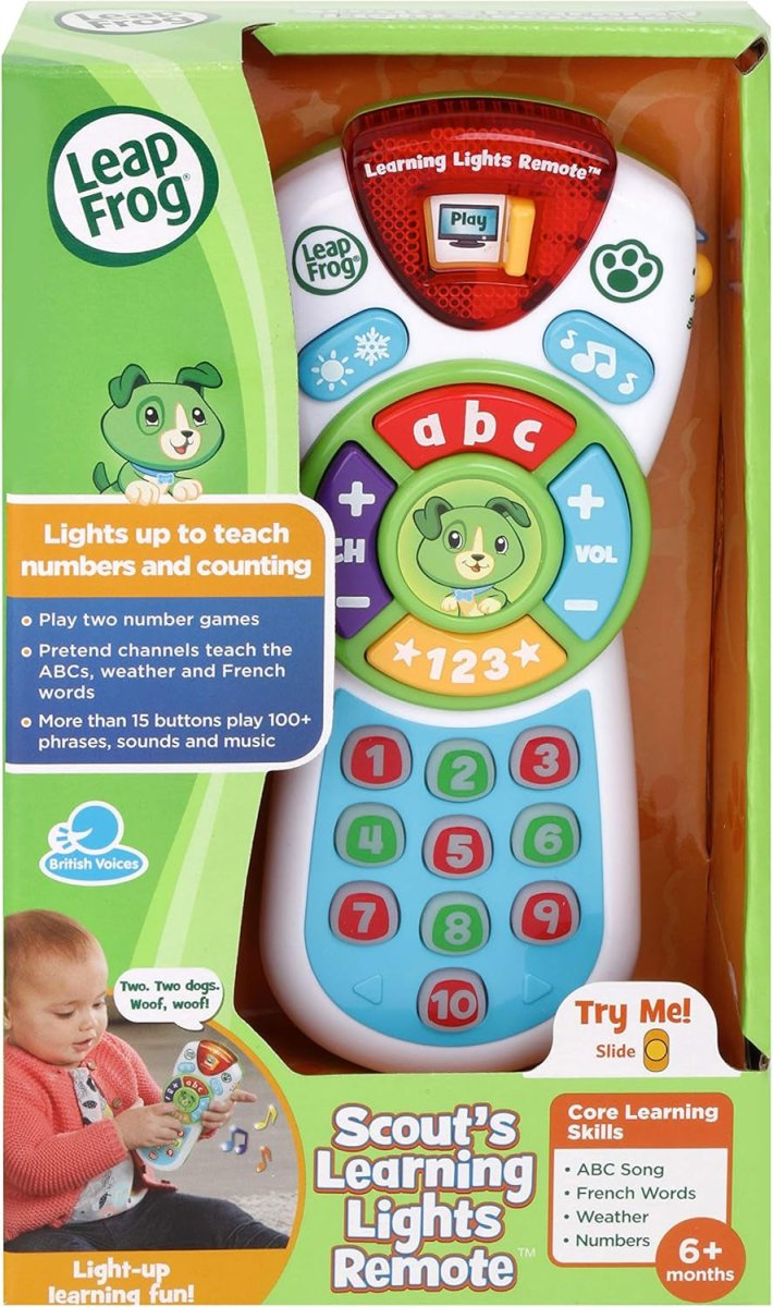 LEAPFROG SCOUT'S LEARNING LIGHTS REMOTE - MULTI COLOR - LF 80 - 606203 - Premium for Kids in Qatar | Toysaro.com