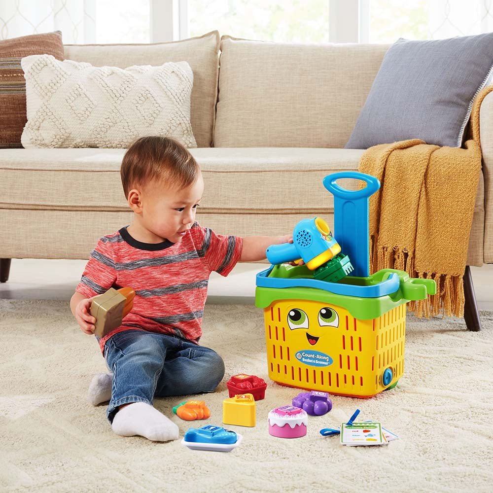 LEAPFROG COUNT ALONG BASKET & SCANNER - Premium for Kids in Qatar | Toysaro.com